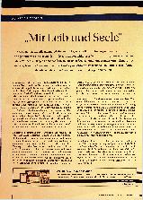 Vorschauseite 1: "Mit Leib und Seele"