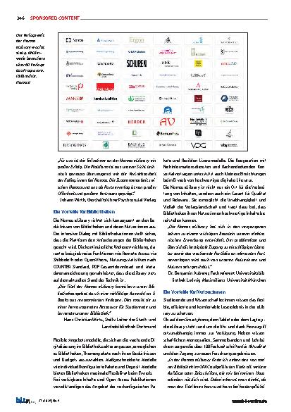 Vorschauseite 2: Nomos eLibrary: Das Online-Portal für Qualität und Vielfalt in der Welt der Fachverlage