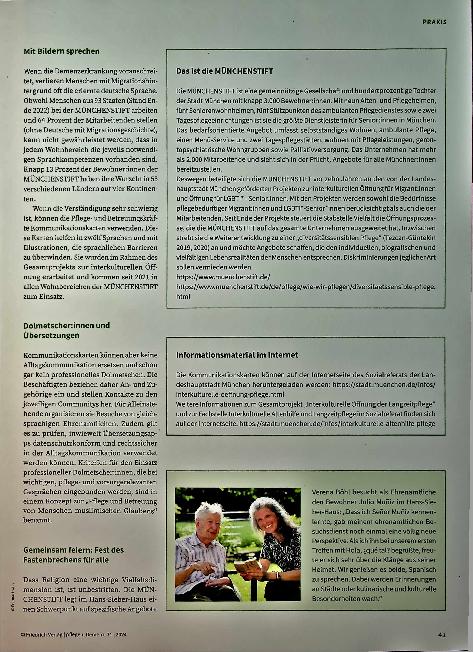 Vorschauseite 2: Ein Raum für alle. Wie Diversitätssensible Pflege gelingt.