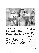 Vorschauseite 1: Pflanzliche Alternativen - Pluspunkte fürs Veggie-Würstchen?