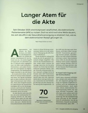 Vorschauseite 2: Langer Atem für die Akte