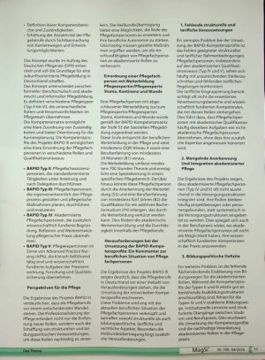 Vorschauseite 2: BAPIDIII - Die Zukunft der Pflege? Professionalisierung, Heilkundeübertragung und neue Rollen für Pflegefachpersonen