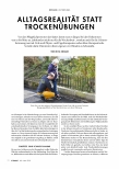 Vorschauseite 1: Alltagsrealität statt Trockenübung