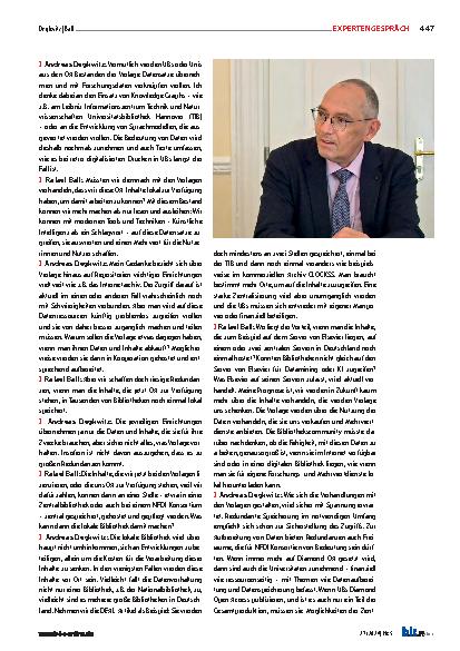 Vorschauseite 4: Die Bibliothek als Ort hat die Bibliothek als Institution abgelöst – zum Guten?