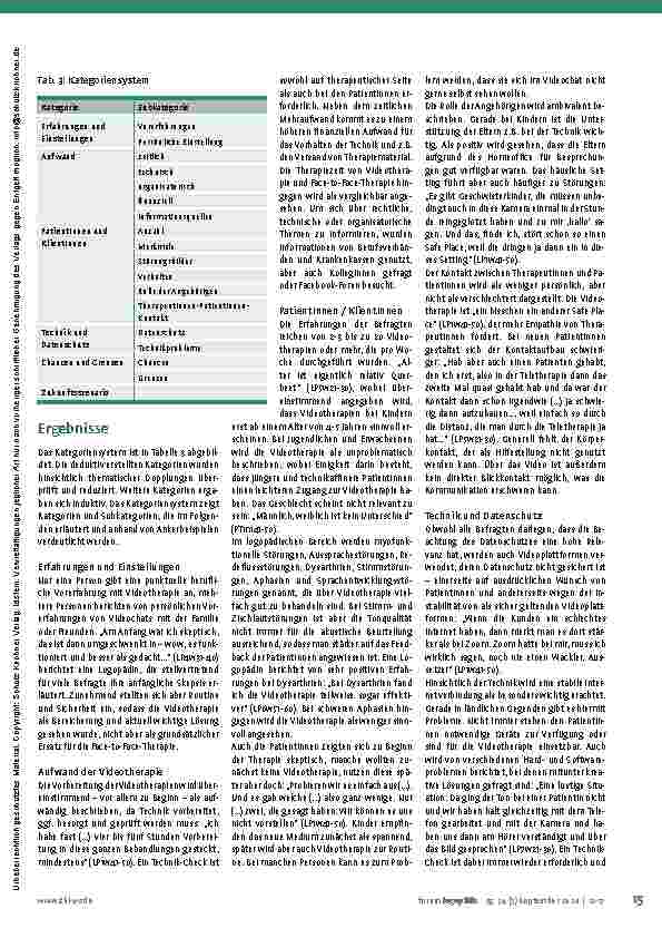 Vorschauseite 4: Teletherapie – hat die Logopädie eine digitale Zukunft?