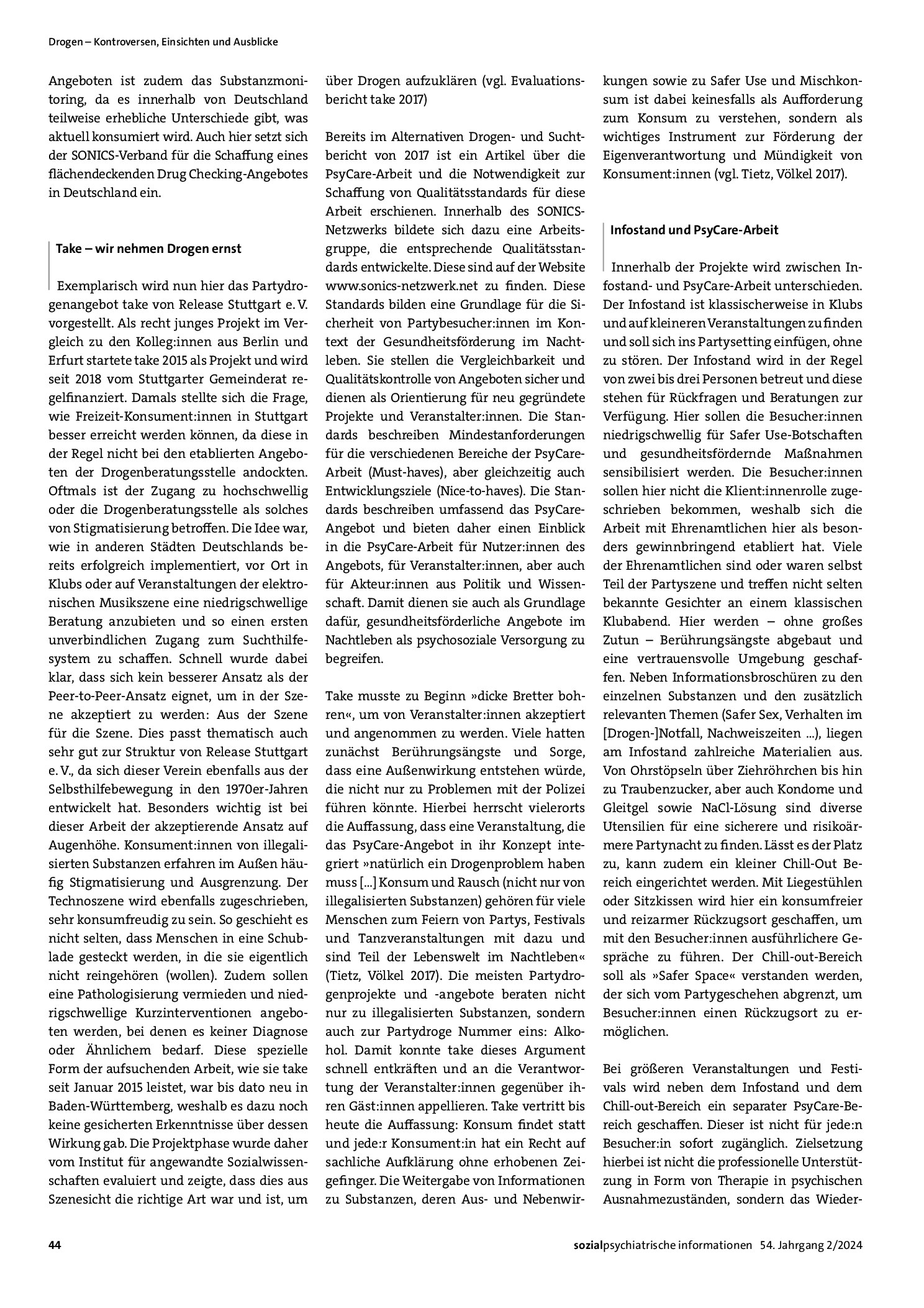 Vorschauseite 2: Aus der Szene für die Szene