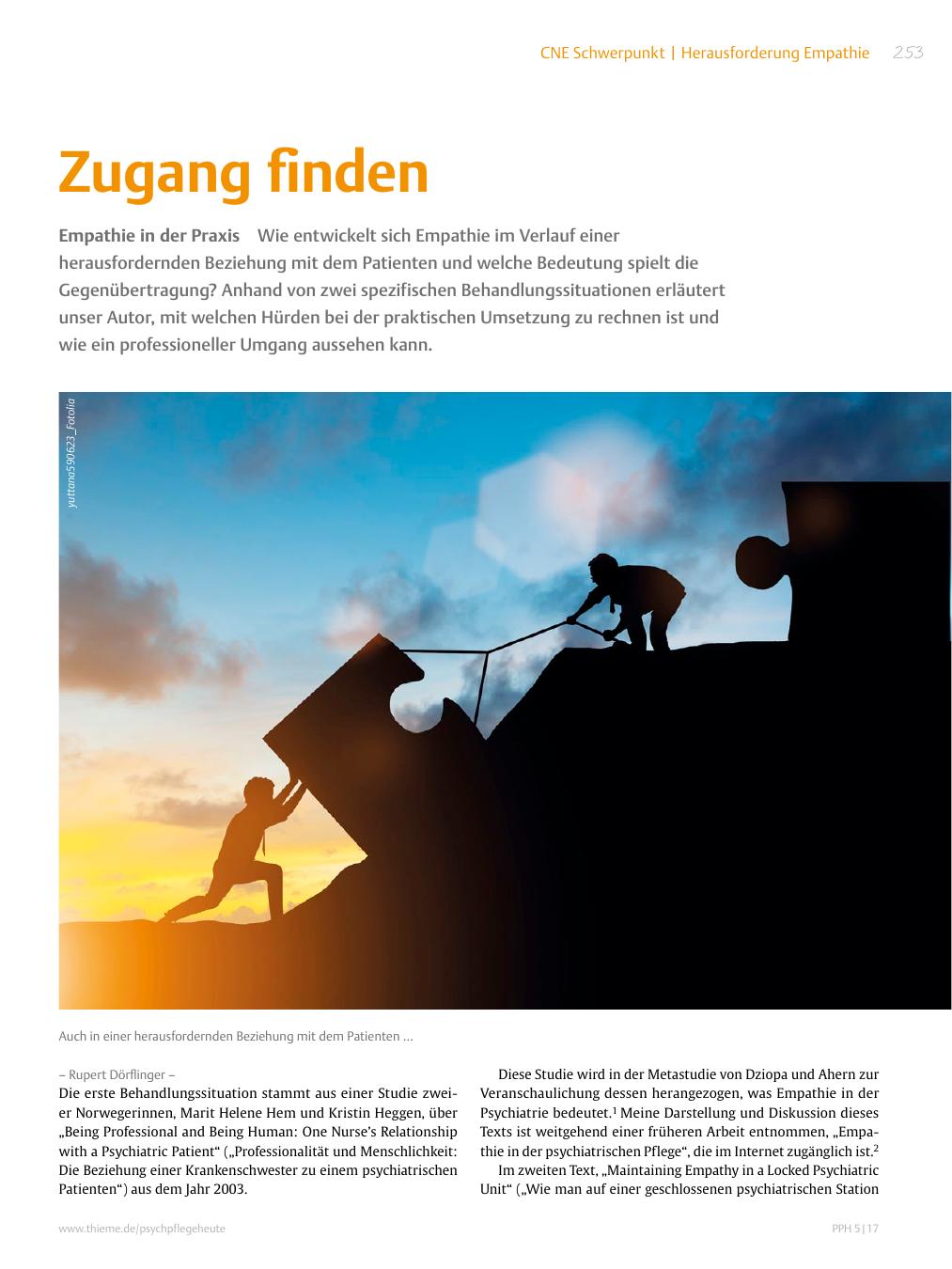 Vorschauseite 1: Zugang finden