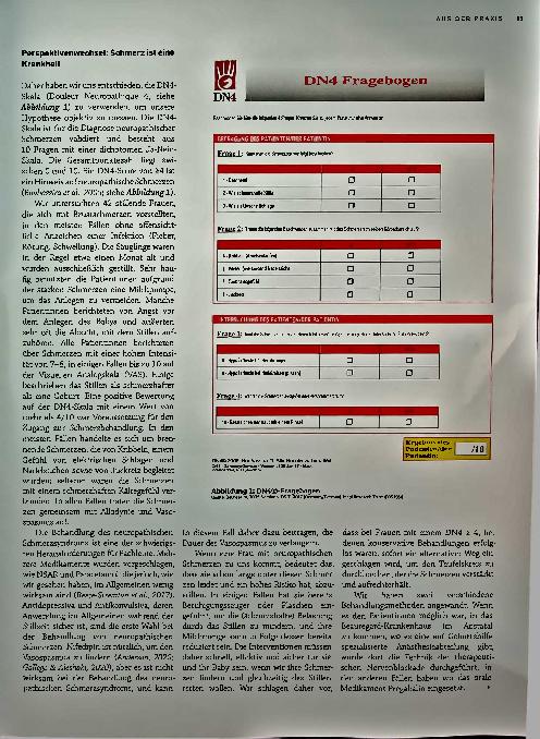 Vorschauseite 5: Das Schmerzsyndrom der laktierenden Brust: eine neue Sichtweise