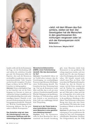 Vorschauseite 2: «Es handelt sich um einen schweren Grundrechtseingriff»