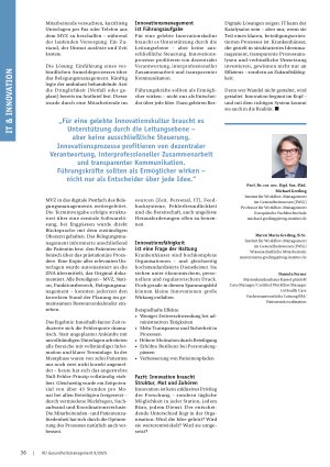 Vorschauseite 3: Innovation beginnt im Kopf – und bleibt oft dort Wie Krankenhäuser Ideen in echte Verbesserungen verwandeln können