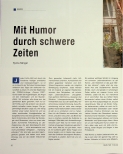 Vorschauseite 1: Mit Humor durch schwere Zeiten
