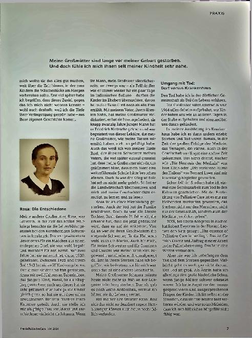 Vorschauseite 2: „Meine Großmütter habe ich nie kennengelernt. “