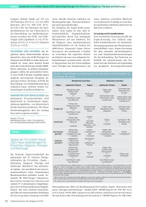 Vorschauseite 2: Verlängerte ß-Lactam-Infusion bei Gram-negativer Bakteriämie: Einfluss auf Mortalität und Antibiotikaresistenz