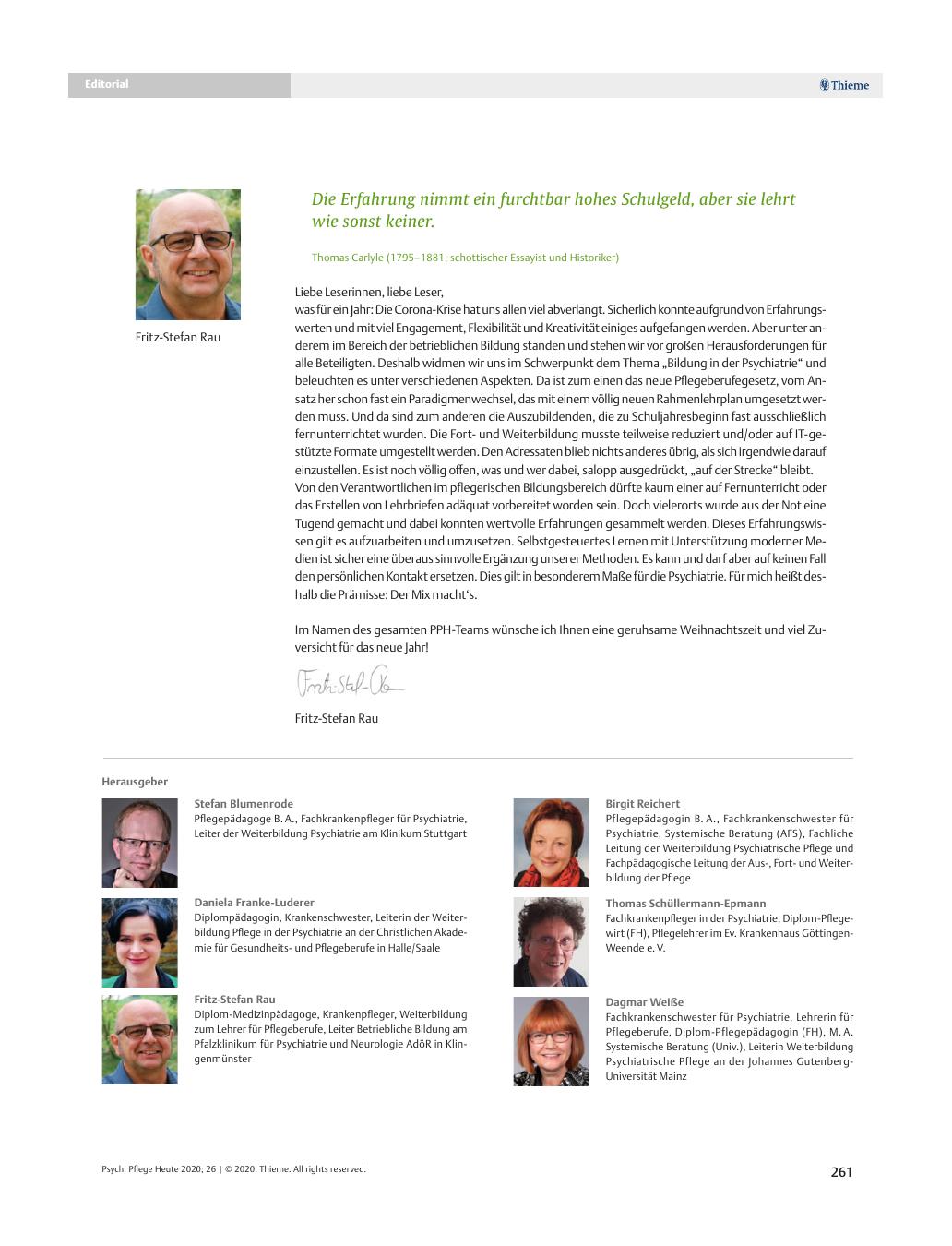 Vorschauseite 1: Liebe Leserinnen, liebe Leser,