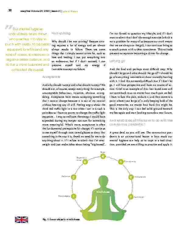 Vorschauseite 2: Mental hygiene in times of coronavirus – challenges and advantages
