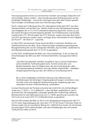 Vorschauseite 3: Bezugnahme auf mehrere Tarifwerke – Entfall der zeitlichen Dynamik – anzuwendende Tarifverträge – betriebliche Übung