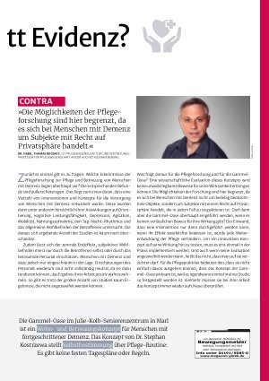 Vorschauseite 2: Erfahrung statt Evidenz?
