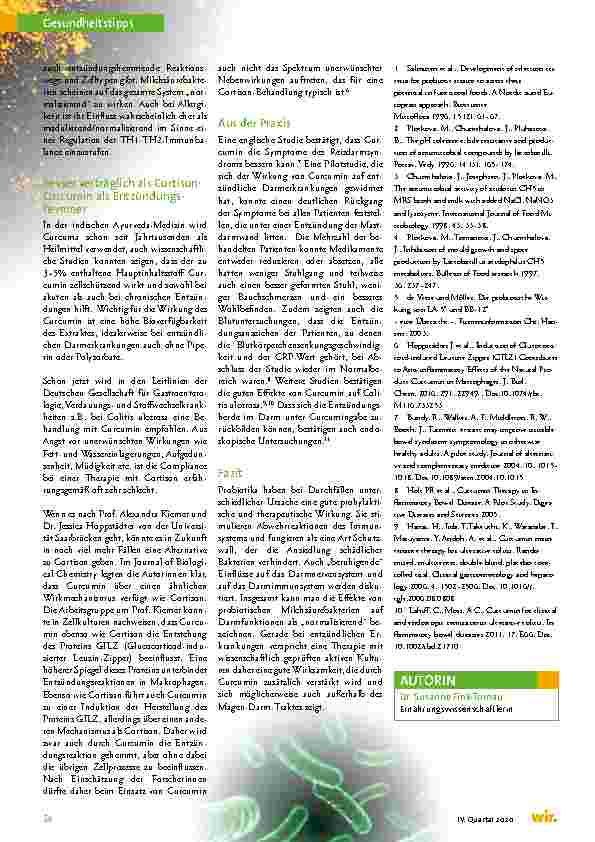 Vorschauseite 3: Immunsystem profitiert: Curcumin plus Probiotika