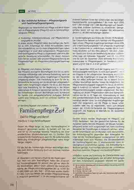 Vorschauseite 3: Vereinbarkeit von Pflege und Beruf - die Regelungen des Familienpflegezeitgesetzes und Maßnahmen des Bundesministeriums für Familie, Senioren, Frauen und Jugend (BMFSFJ)