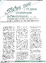 Vorschauseite 1: Status quo 15 Jahre Urotherapie in Deutschland