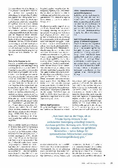 Vorschauseite 2: Das MVZ als Politikum: Gesetzgebung im Spannungsfeld zwischen Rhetorik und Wirklichkeit