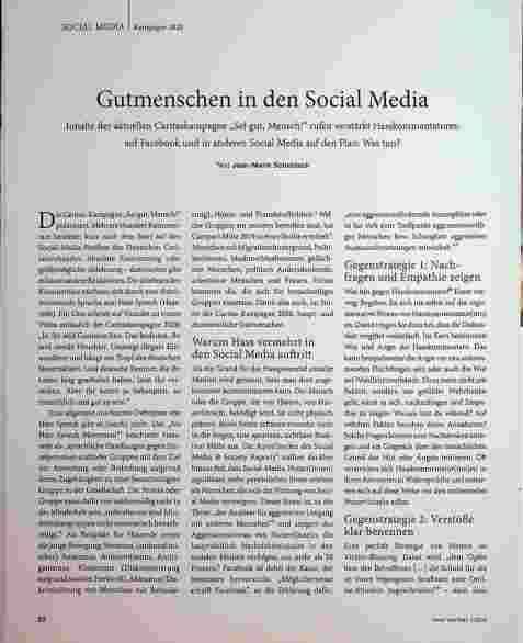 Vorschauseite 1: Gutmenschen in den sozialen Medien