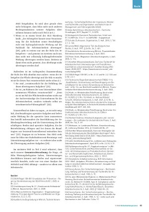 Vorschauseite 3: DGUV Regel 100 – 001 Fehlurteile zu Weisungsbefugnis und Verantwortung der Sifas bei Unterweisungen