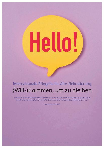 Vorschauseite 1: Internationale Pflegefachkräfte-Rekrutierung (Willkommen, um zu bleiben)