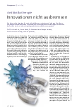 Vorschauseite 1: Antibiotikatherapie: Innovationen nicht ausbremsen