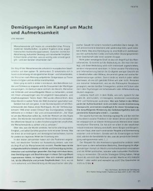 Vorschauseite 2: Demütigungen im Kampf um Macht und Aufmerksamkeit