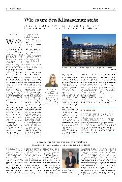 Vorschauseite 1: Wie es um den Klimaschutz steht