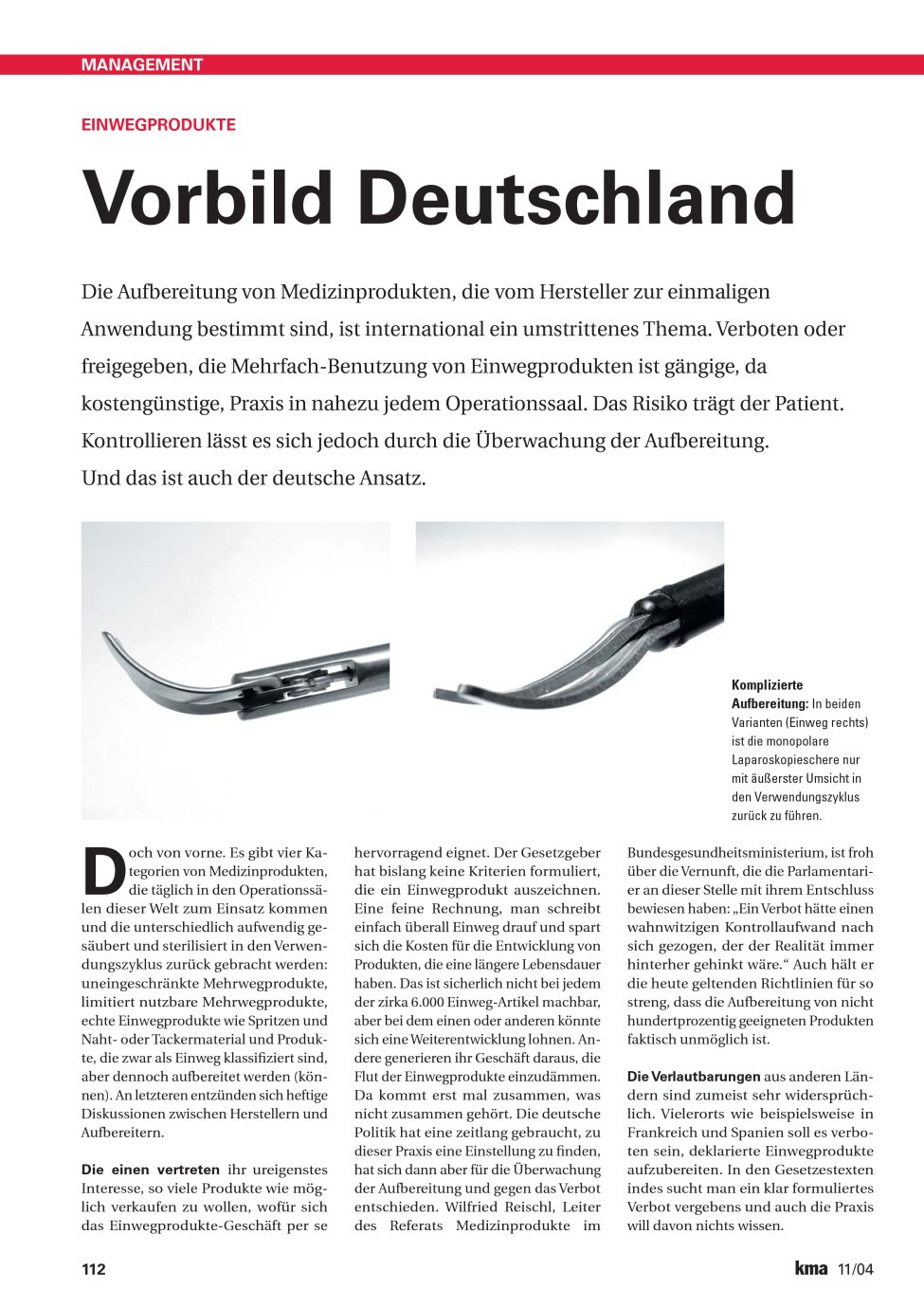 Vorschauseite 1: Vorbild Deutschland