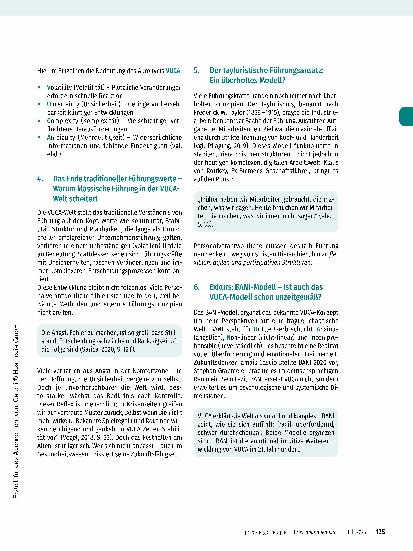 Vorschauseite 2: Führen in der VUCA-Welt Zeit für ein neues Verständnis von Leadership