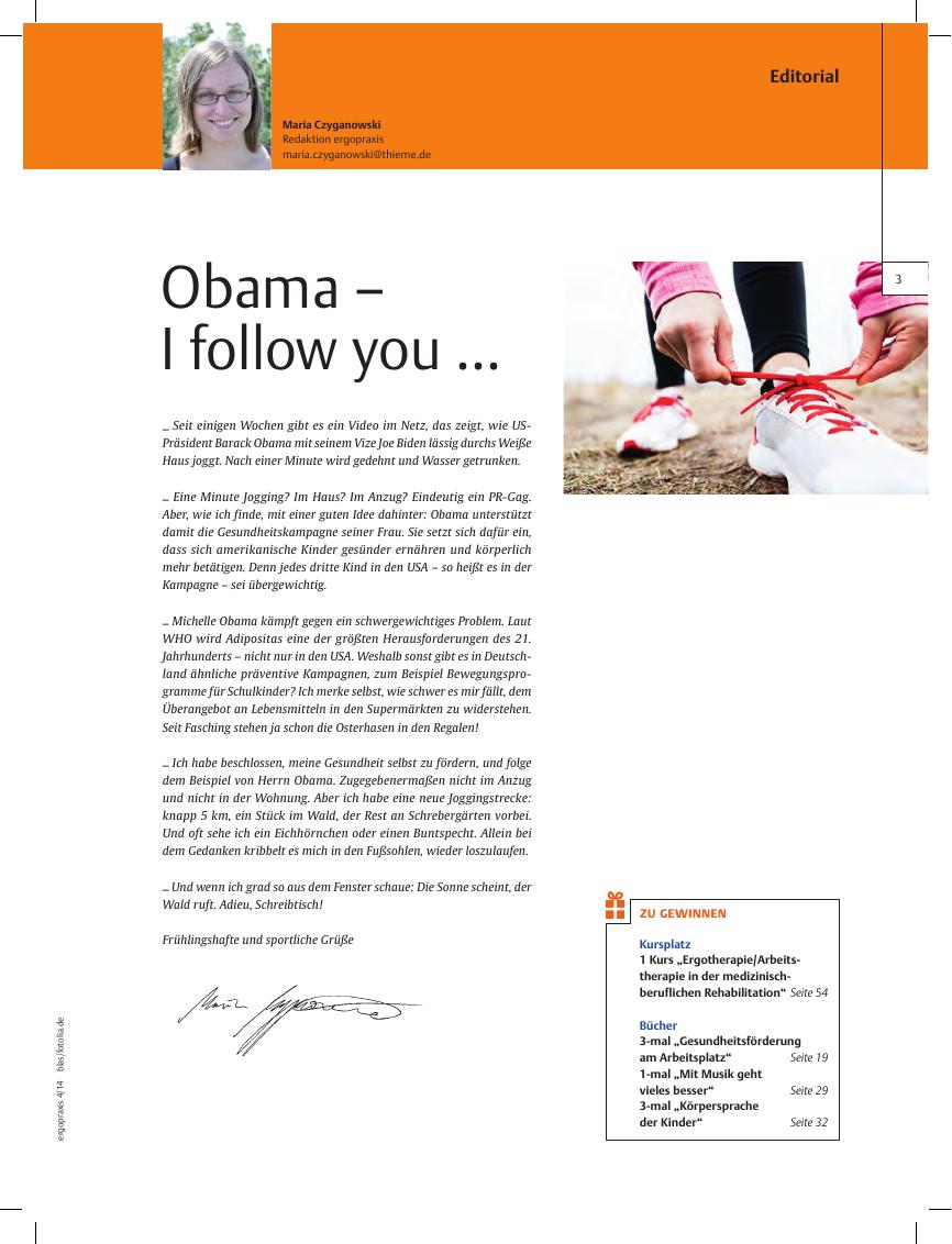 Vorschauseite 1: Obama ? I follow you ?
