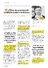 Vorschauseite 1: „Pflege als gesamtgesellschaftliche Aufgabe betrachten“