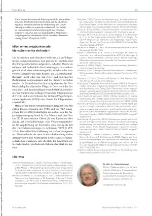 Vorschauseite 3: Herausfordernder Paradigmenwechsel WHO contra zwangsweise Elektroschocks