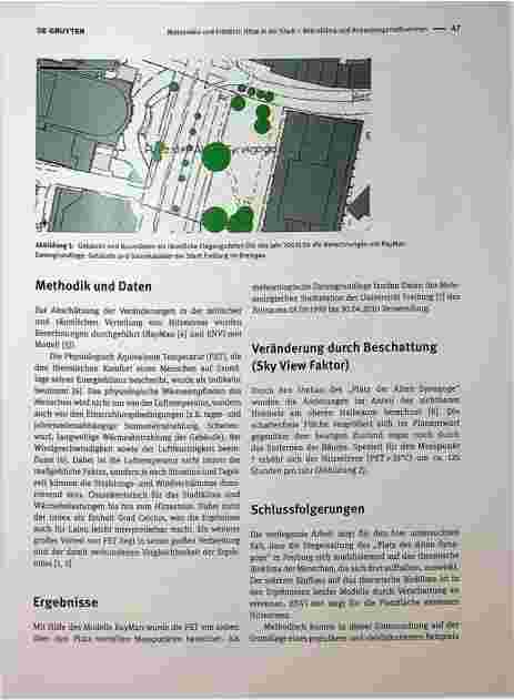 Vorschauseite 2: Hitze in der Stadt - Mikroklima und Anpassungsmaßnahmen: ein Fallbeispiel aus Freiburg