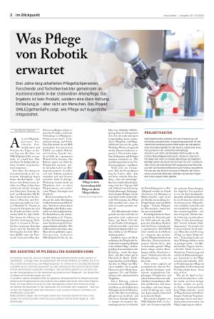 Vorschauseite 1: Was Pflege von Robotik erwartet