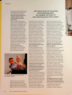 Vorschauseite 3: Hintergrund „Wir müssen uns von Beharrungskräften lösen“