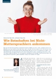 Vorschauseite 1: Wie Botschaften bei Nicht-Muttersprachlern ankommen