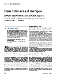 Vorschauseite 1: Dem Schmerz auf der Spur