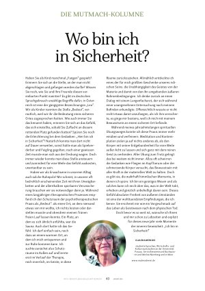 Vorschauseite 1: Wo bin ich in Sicherheit?