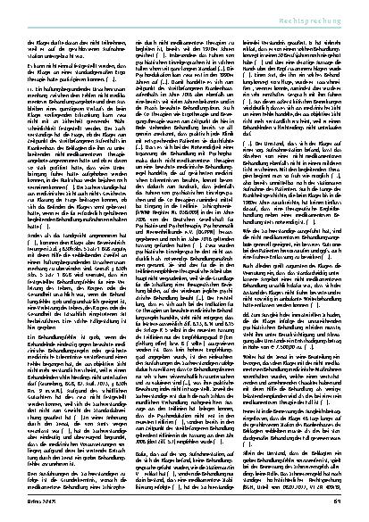 Vorschauseite 2: 9. Zum Behandlungsstandard