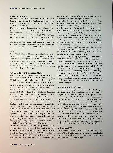 Vorschauseite 2: Neue Wege mit neuer Satzung Bericht von der ADKA-Mitgliederversammlung am 9. Mai 2025