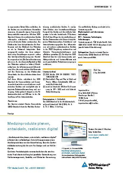 Vorschauseite 3: Der DICOM-Standard in der Medizintechnik