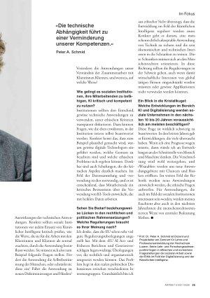 Vorschauseite 4: «Die technische Zukunft soll für alle sein»