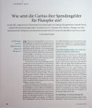 Vorschauseite 1: Wie setzt die Caritas ihre Spendengelder für Flutopfer ein?