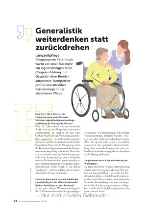 Vorschauseite 1: Generalistik weiterdenken statt zurückdrehen