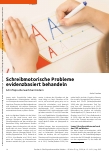 Vorschauseite 1: Schreibmotorische Probleme evidenzbasiert behandeln