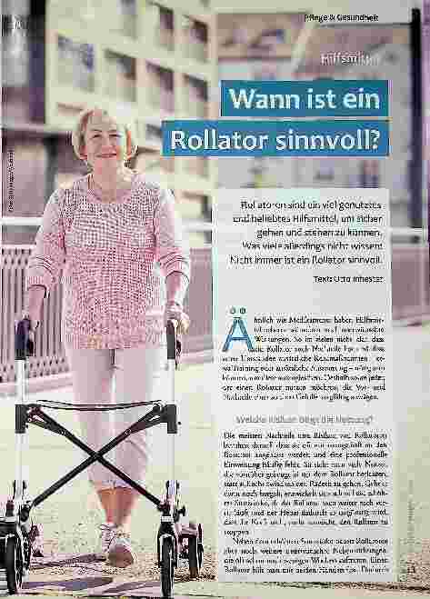 Vorschauseite 1: Wann ist ein Rollator sinnvoll?